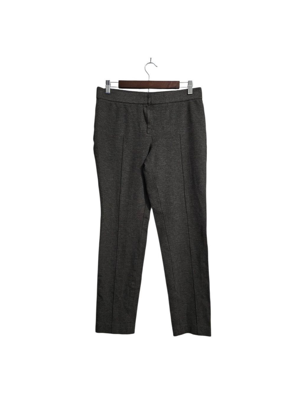 Akris Punto Mara Jersey Tapered Ankle Pants In Brown Twill Sz 8